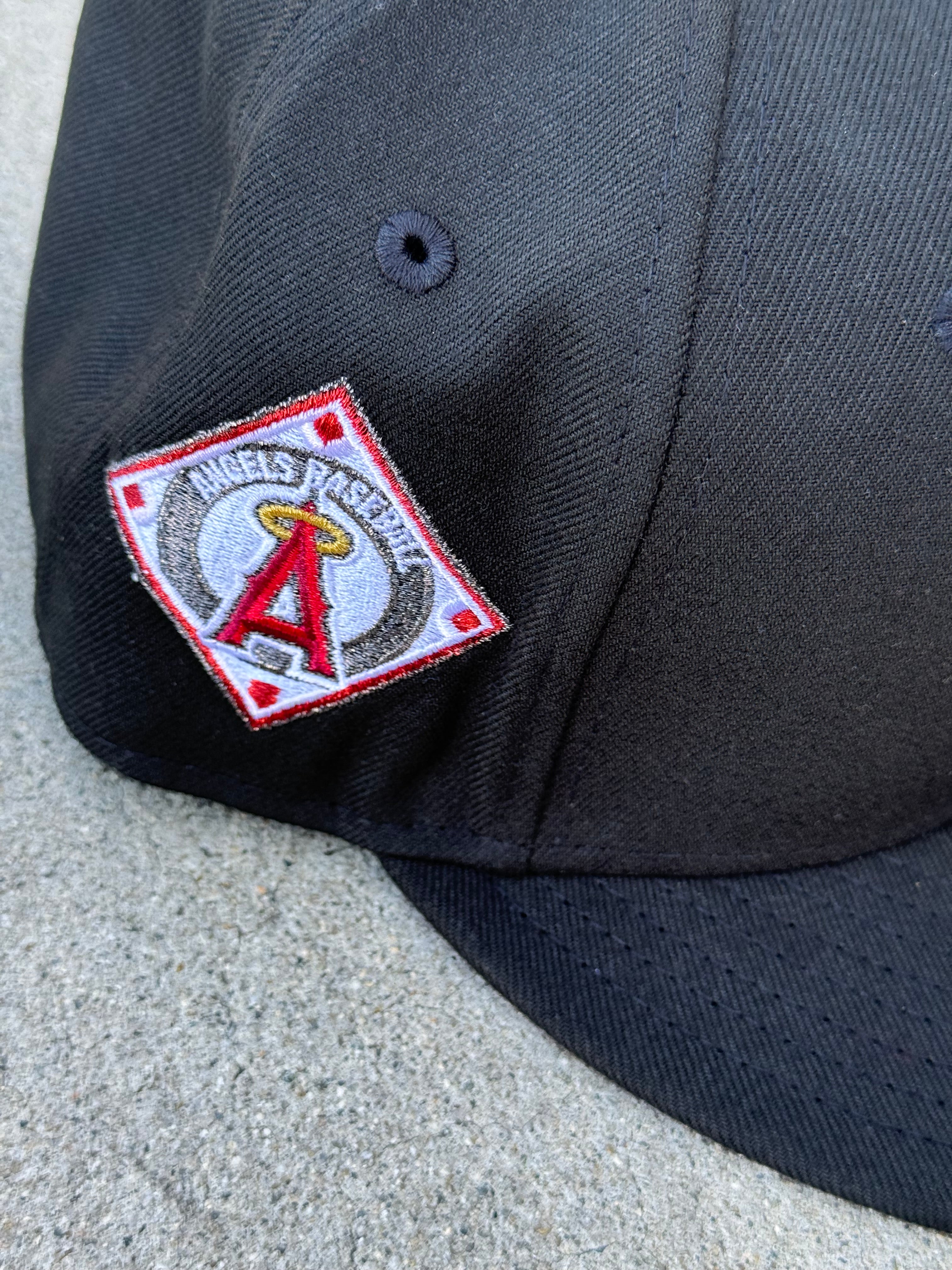 Anaheim Angels Black City Connect Logo Angels Red UV Baseball Patch