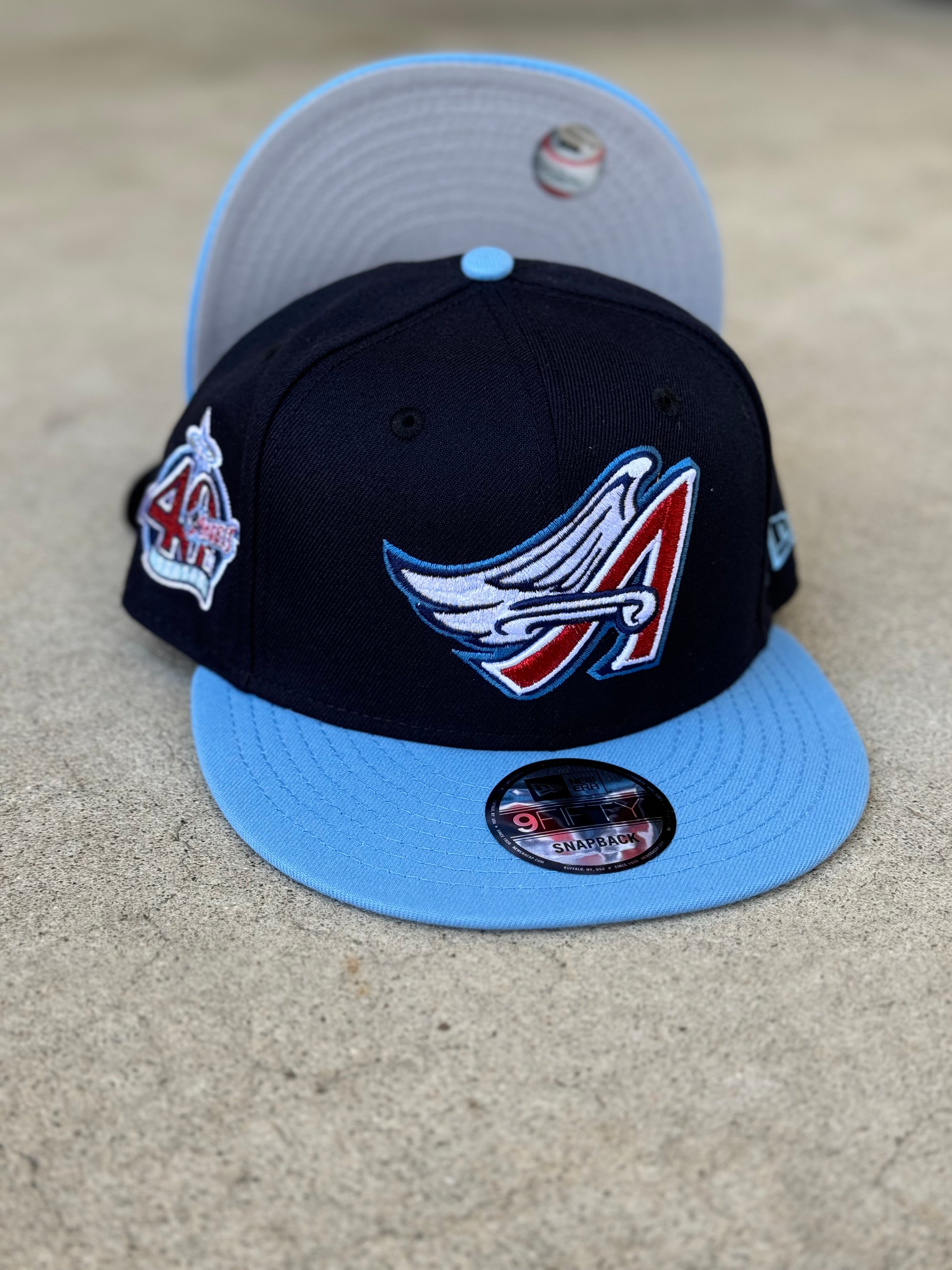 Anaheim Angels Wing 2Tone Navy Icy 40th Snapback