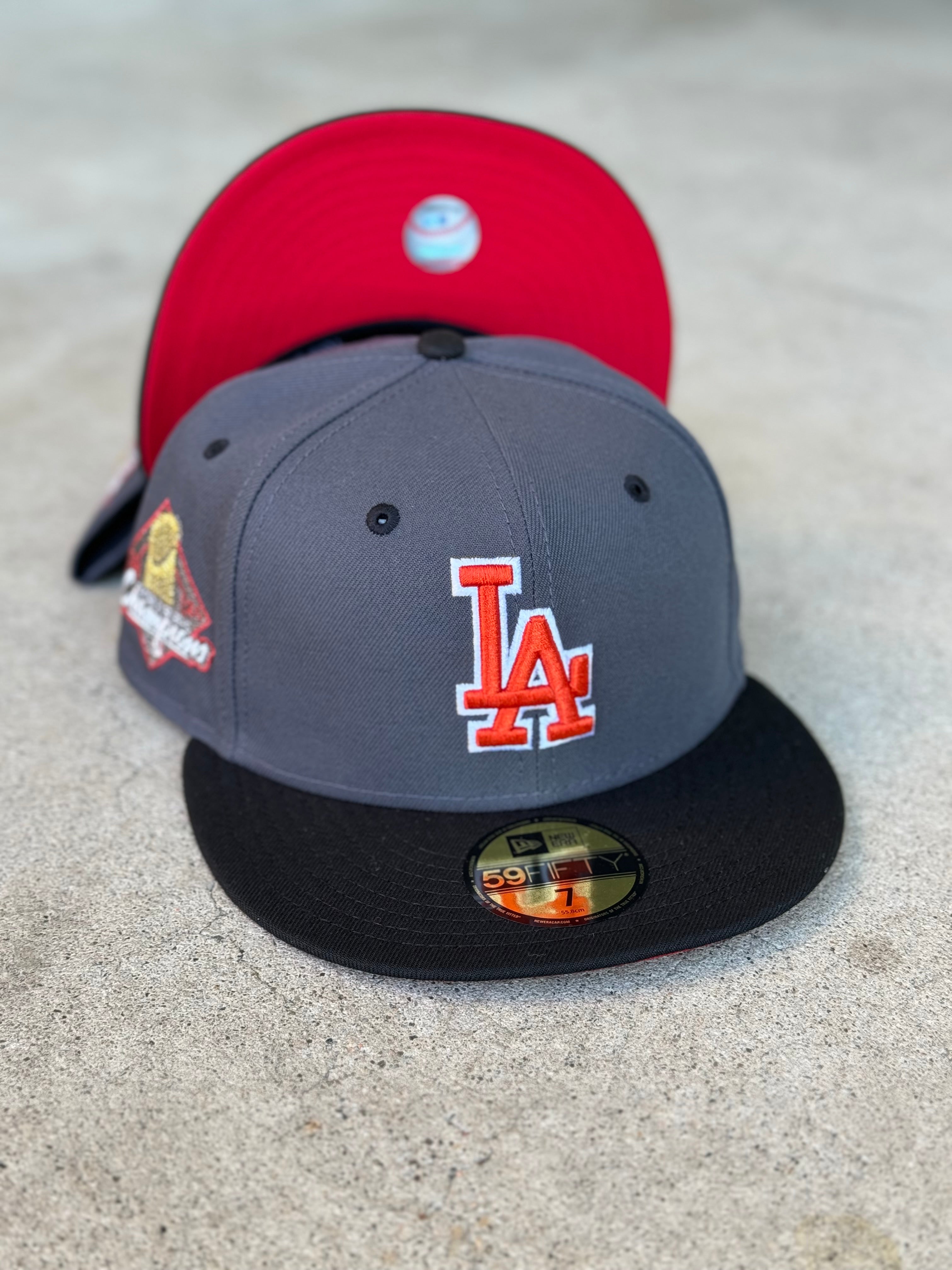 New Era LA Dodgers 2 Tone Charcoal Black 24 Patch