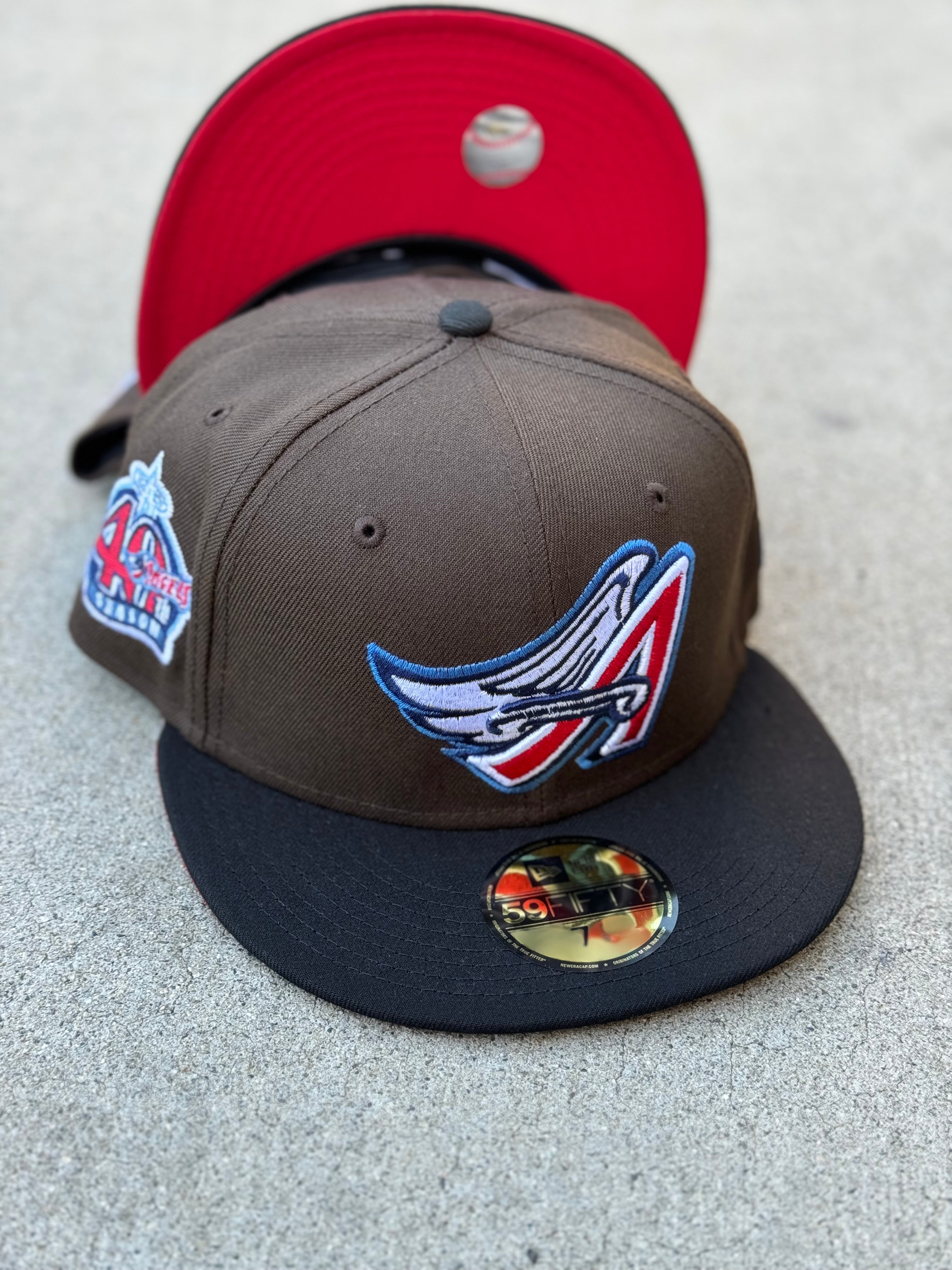 Anaheim Angels Wing 2Tone Brown Black Red UV 40th Anniversary