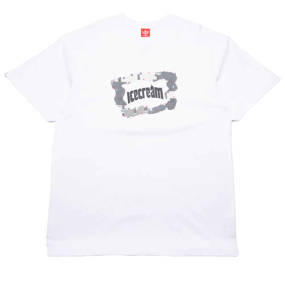 Ice Cream Blurred Tee White
