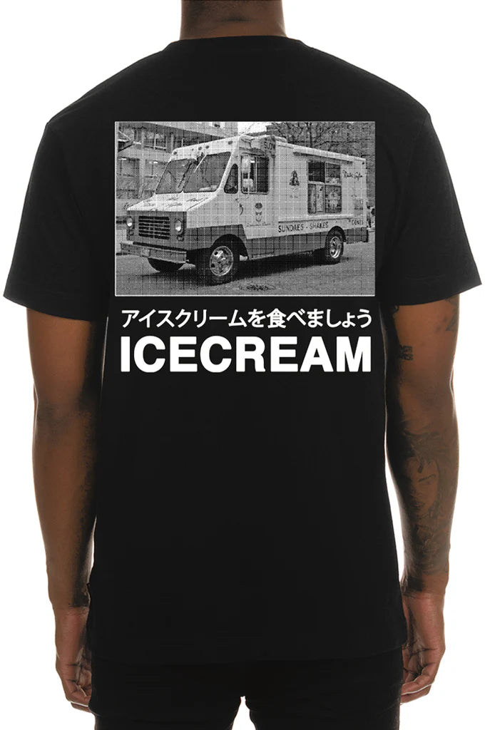 Ice Cream Big Worm Tee Black