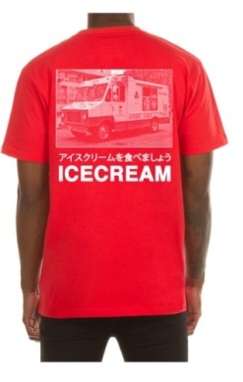 Ice Cream Big Worm Tee Red