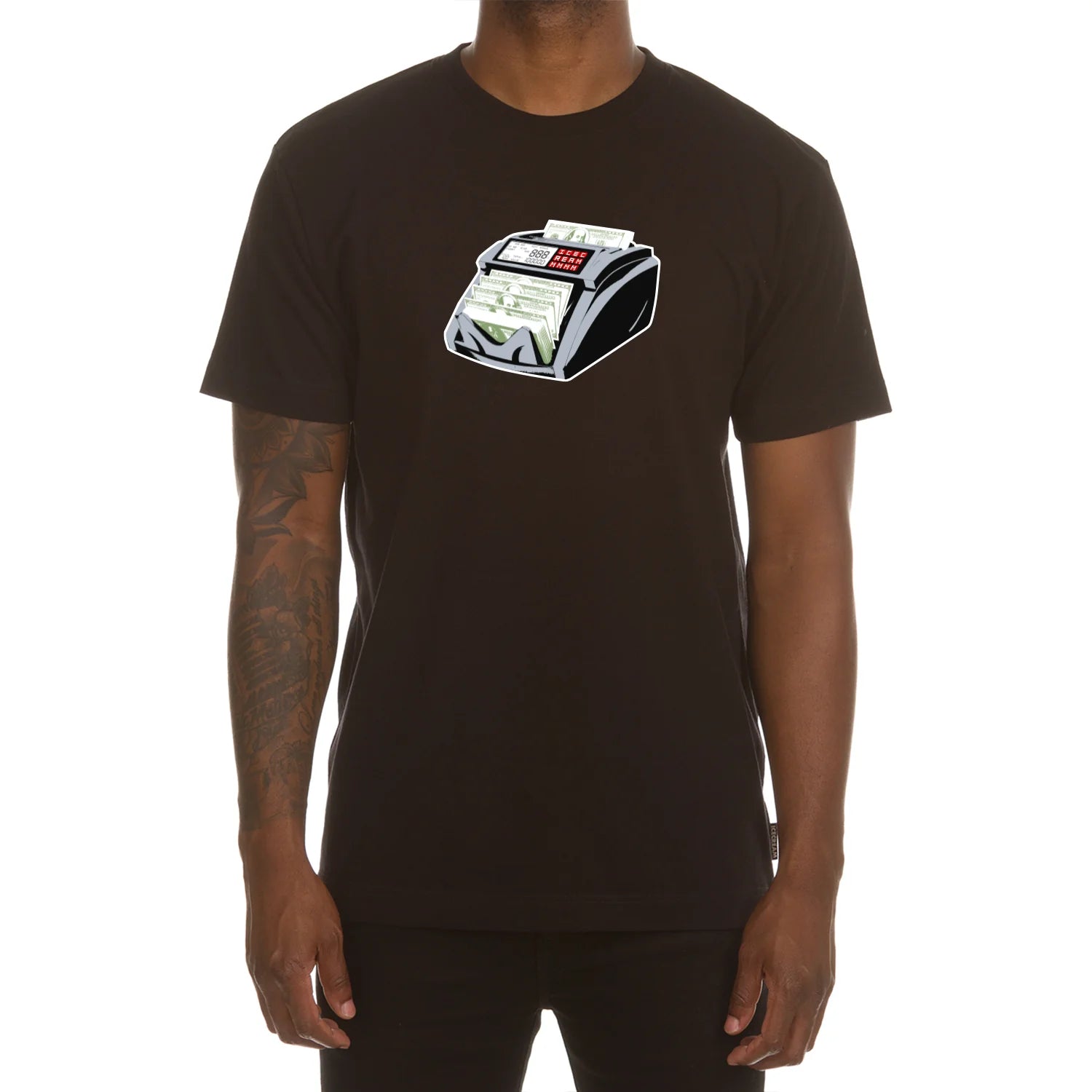 ICE CREAM COUNT EM SS TEE Black