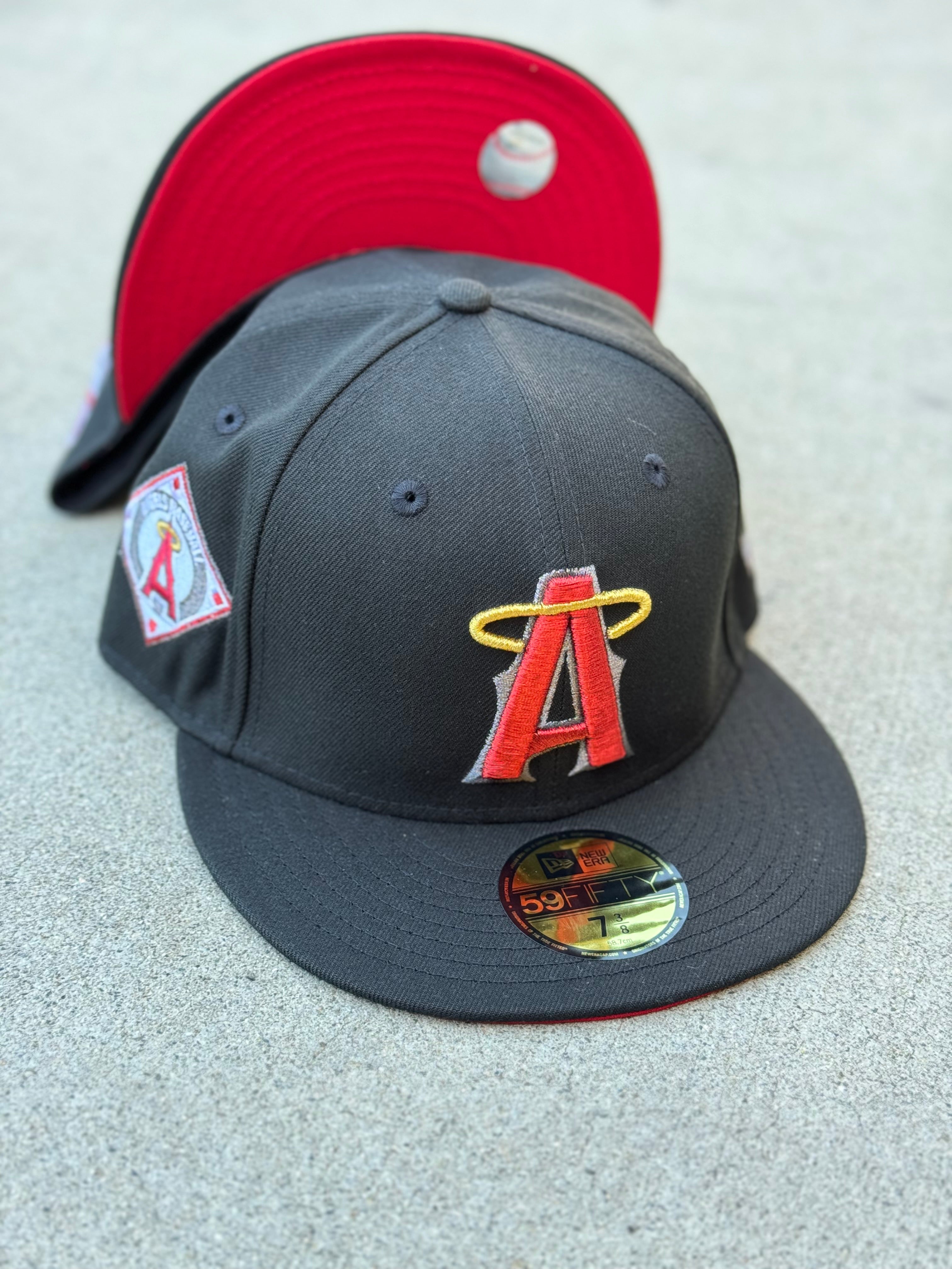 Anaheim Angels Black City Connect Logo Angels Red UV Baseball Patch