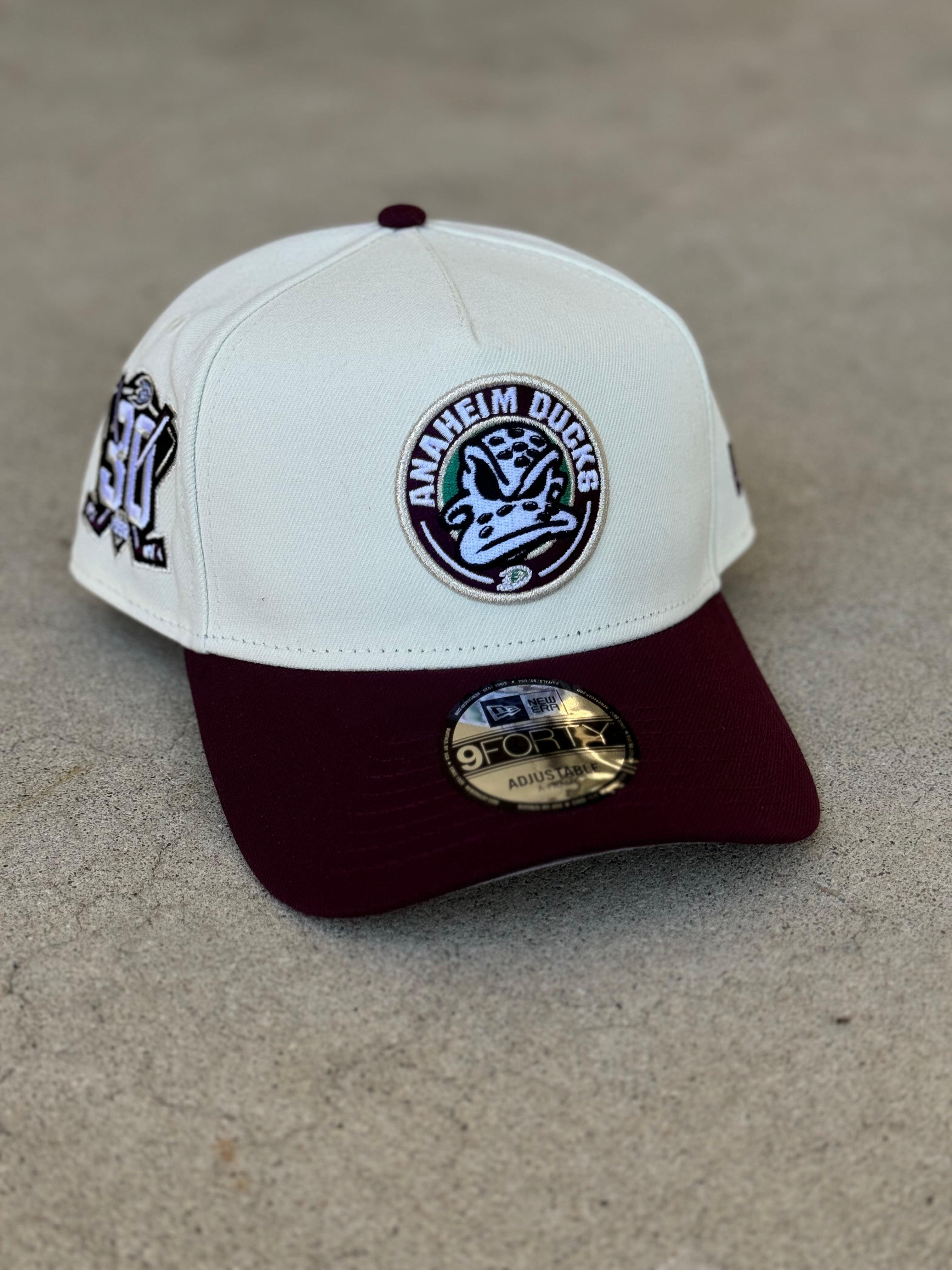 Anaheim Ducks Chrome Burgundy 30th Patch