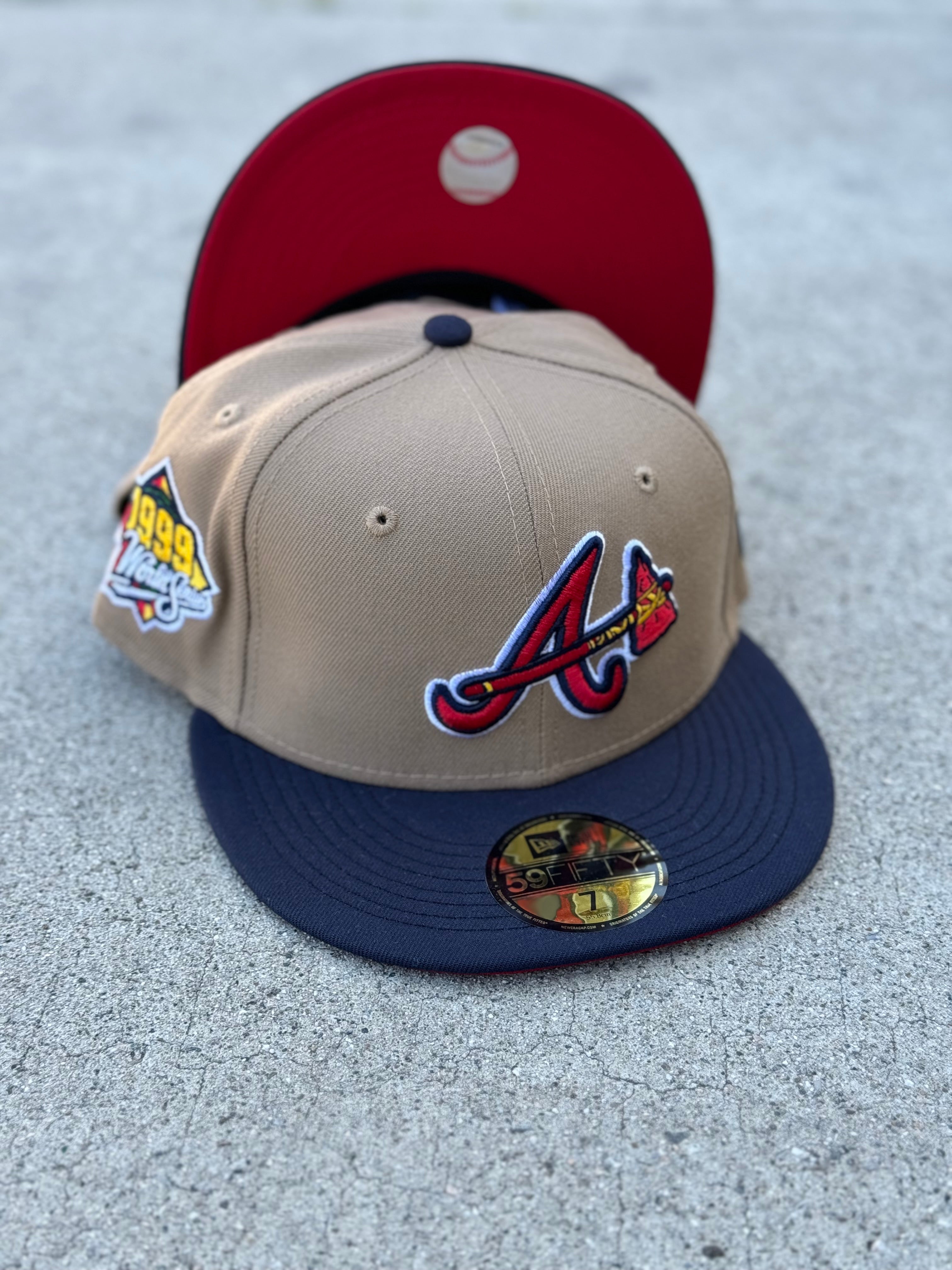 Atlanta Braves 2Tone Khaki Navy Red UV 99 Patch