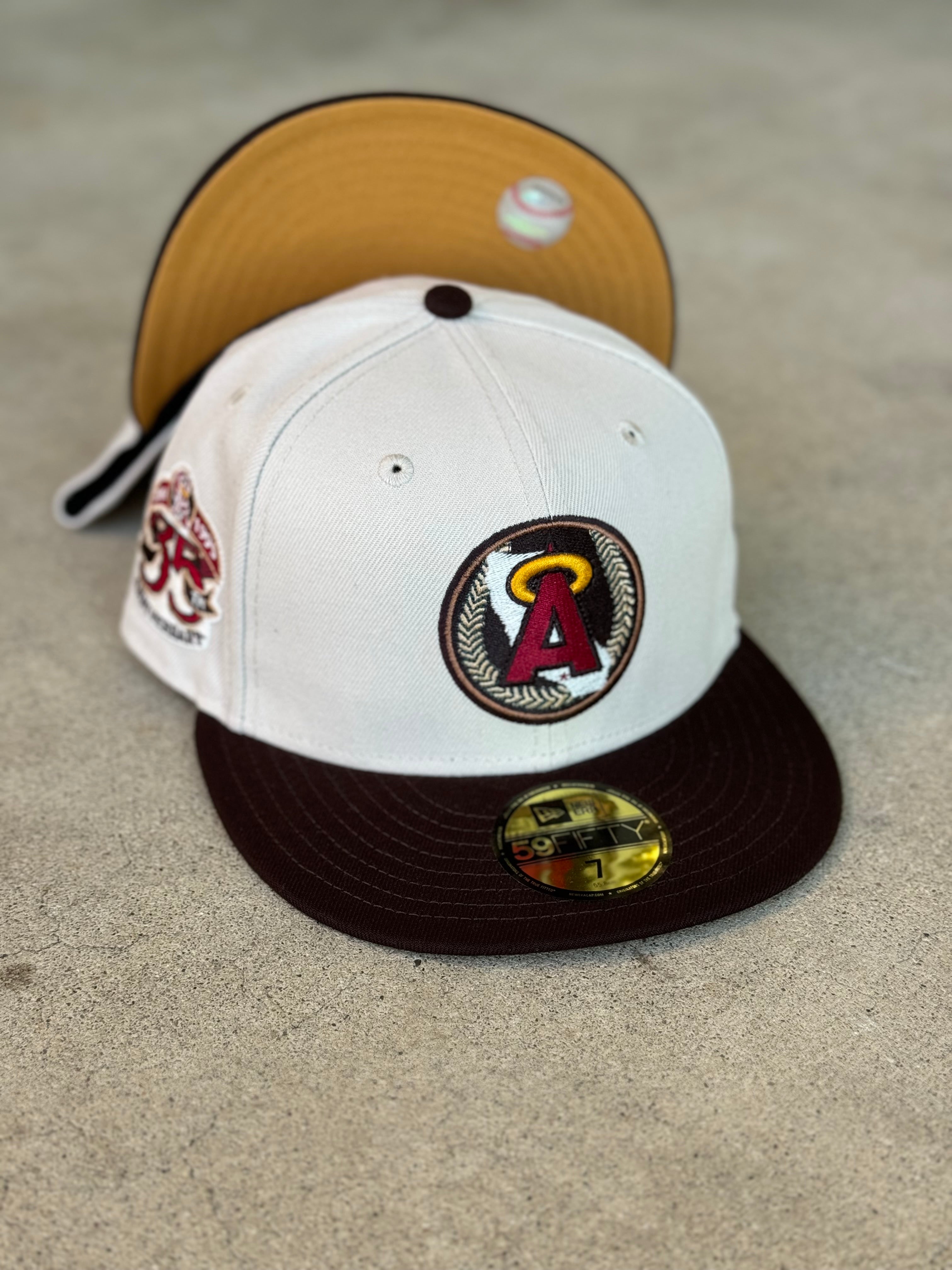 New Era Anaheim Angels 2 Tone Stone Mocha 35th Patch
