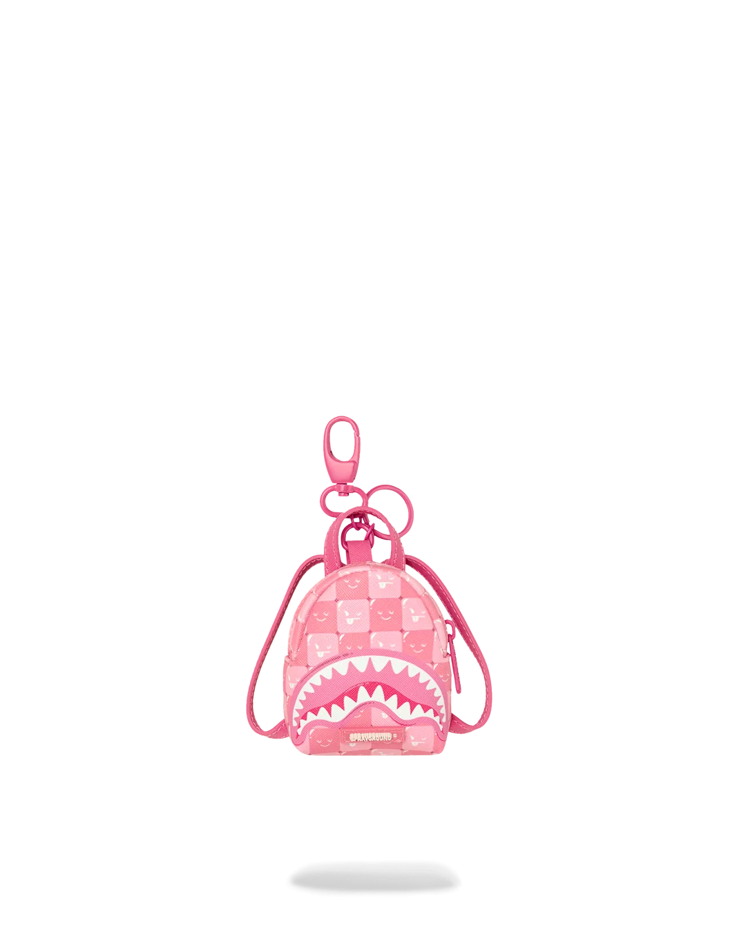 SPRAYGROUND SHINOBI SHARKS IN PARIS (PINK) BACKPACK KEYCHAIN