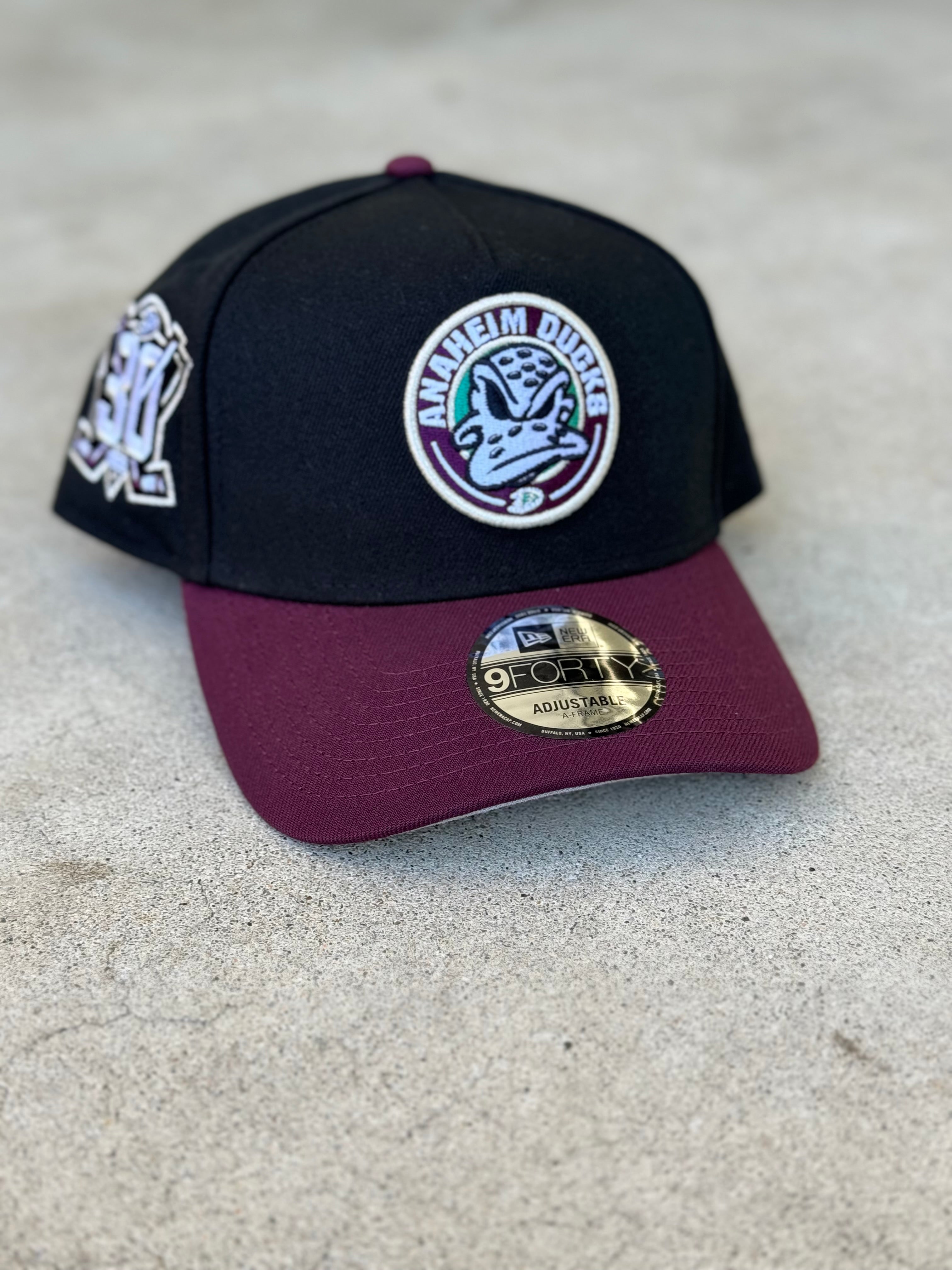 Anaheim Ducks 2Tone Black Burgundy 30th Patch