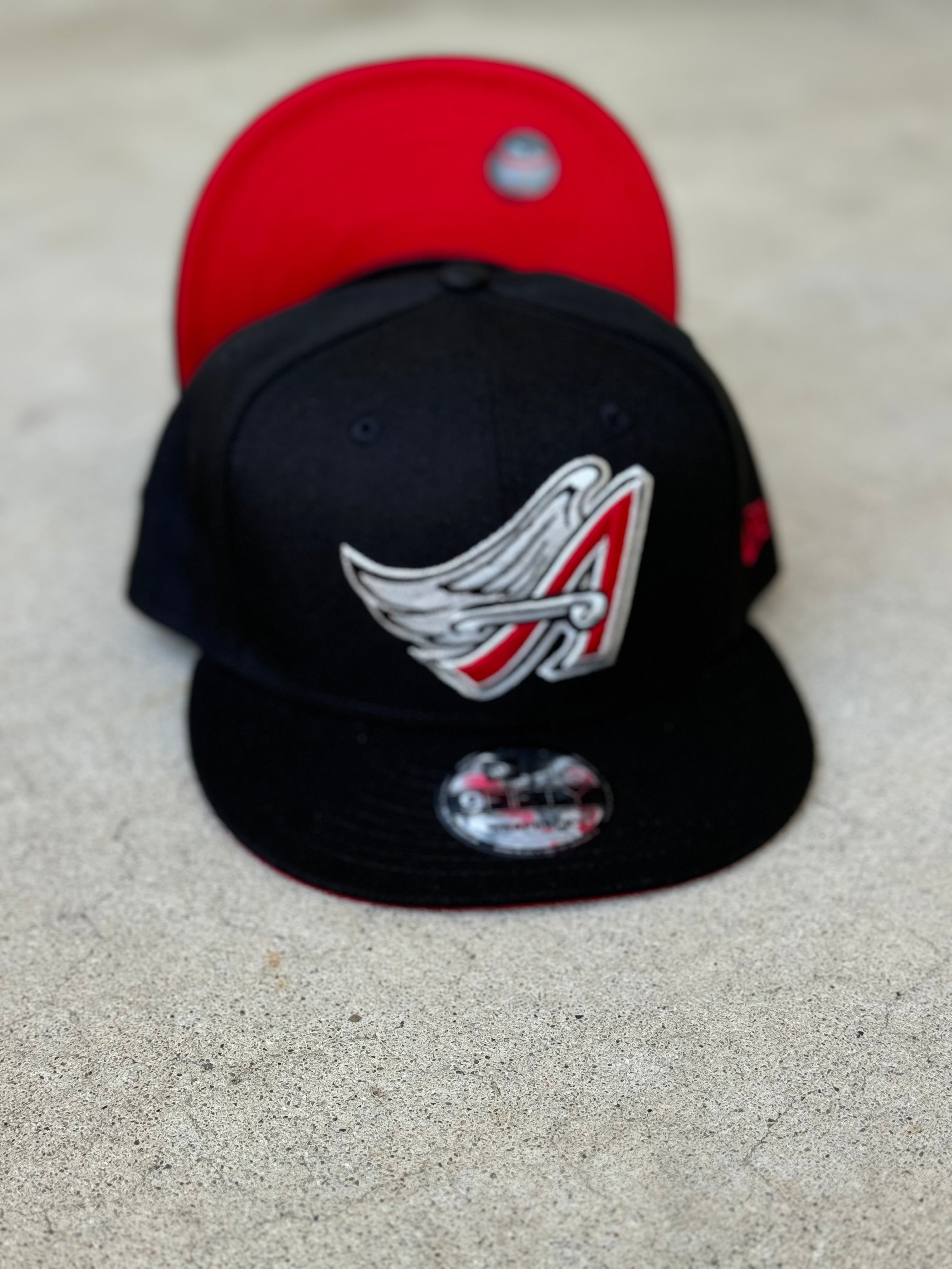 Anaheim Angels Wing Black Snapback
