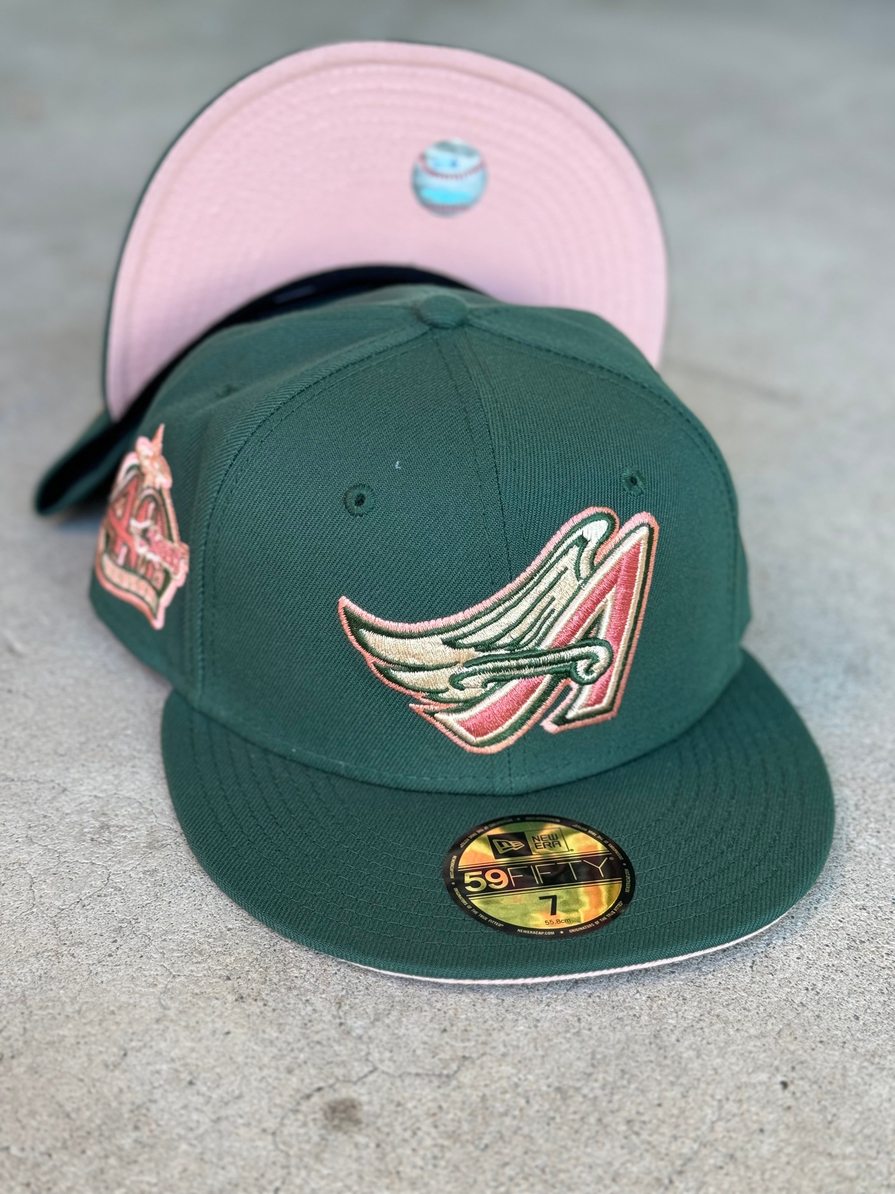 New Era Angels Wing Green Pink Ivory 40th Patch