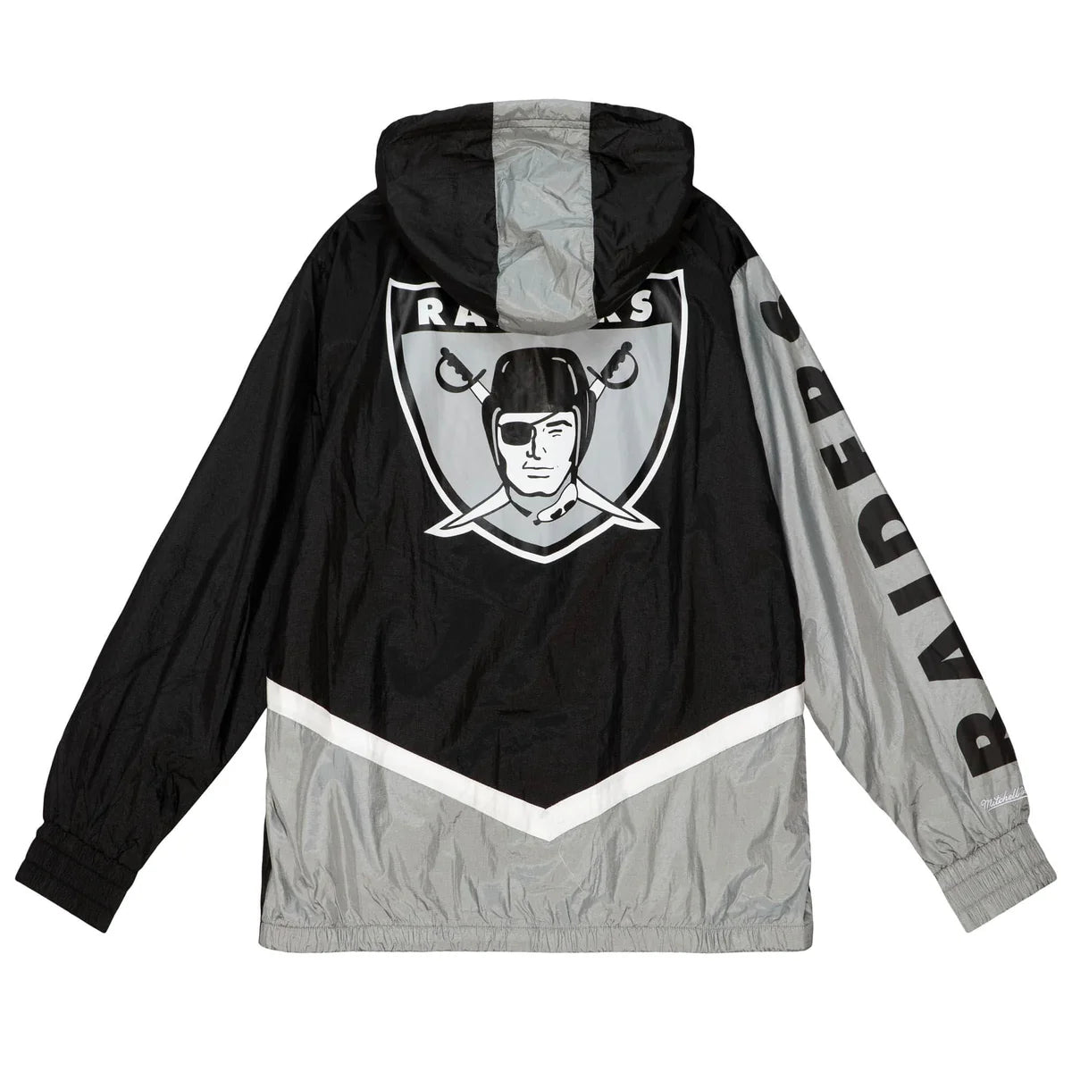 Mitchell & Ness Men's Oakland Raiders Undeniable Full Zip Nfl Windbreaker Hood
