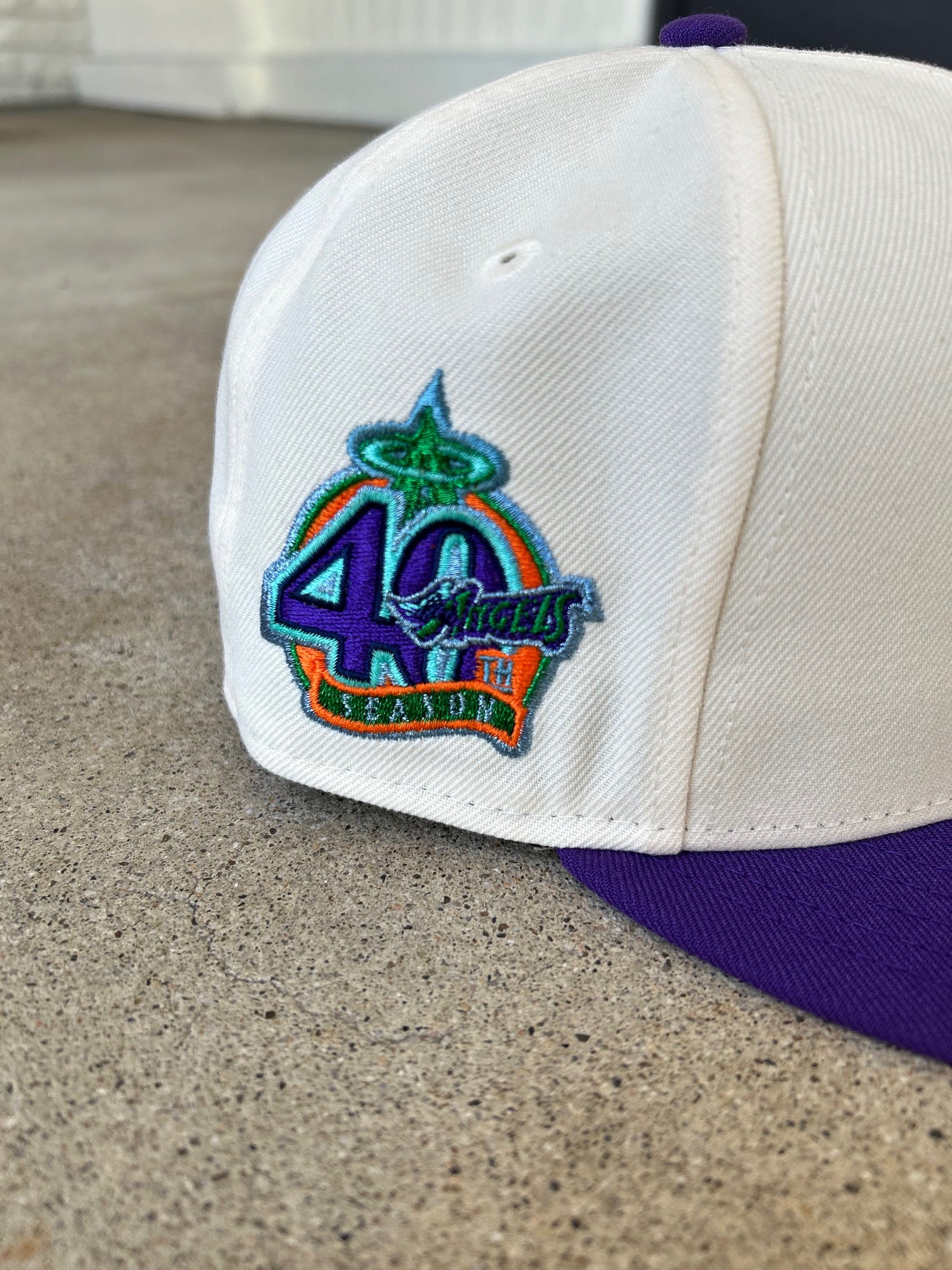 Anaheim Angels 2 Tone Chrome Purple Gray UV