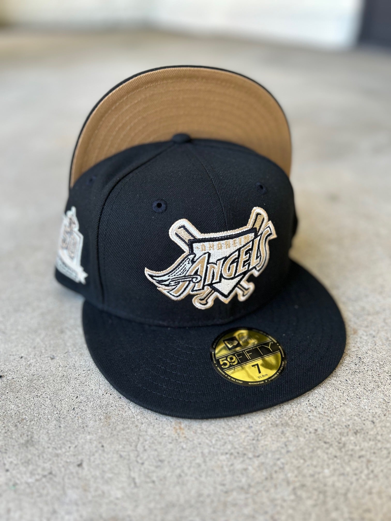 Anaheim Angels Bats Logo 50TH Patch