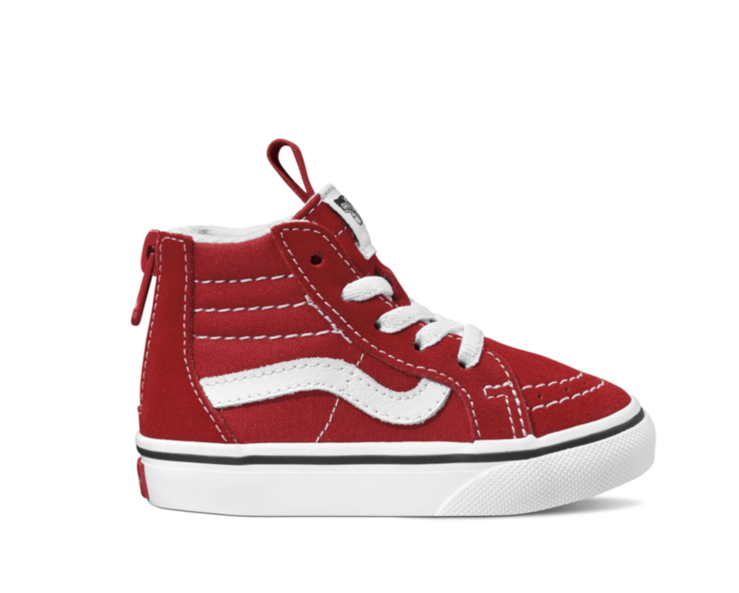 Vans Sk8 Hi Zip Toddlers Red