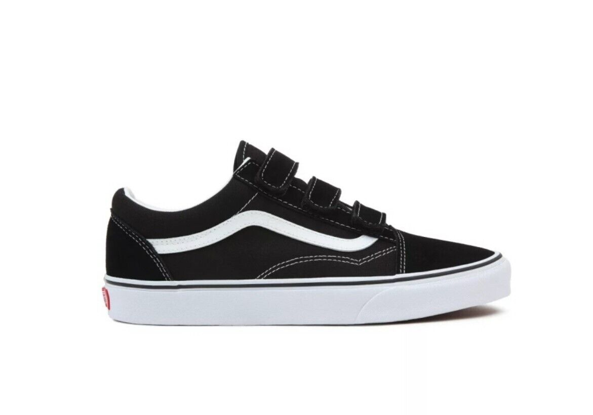 Vans Old Skool Velcro Black white