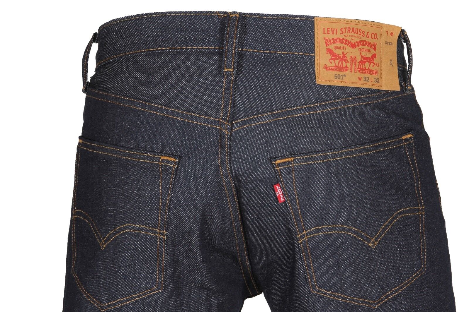 Levis 501 Shrink To Fit Blue