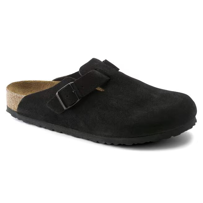 Birkenstock Boston Soft Footbed Black
