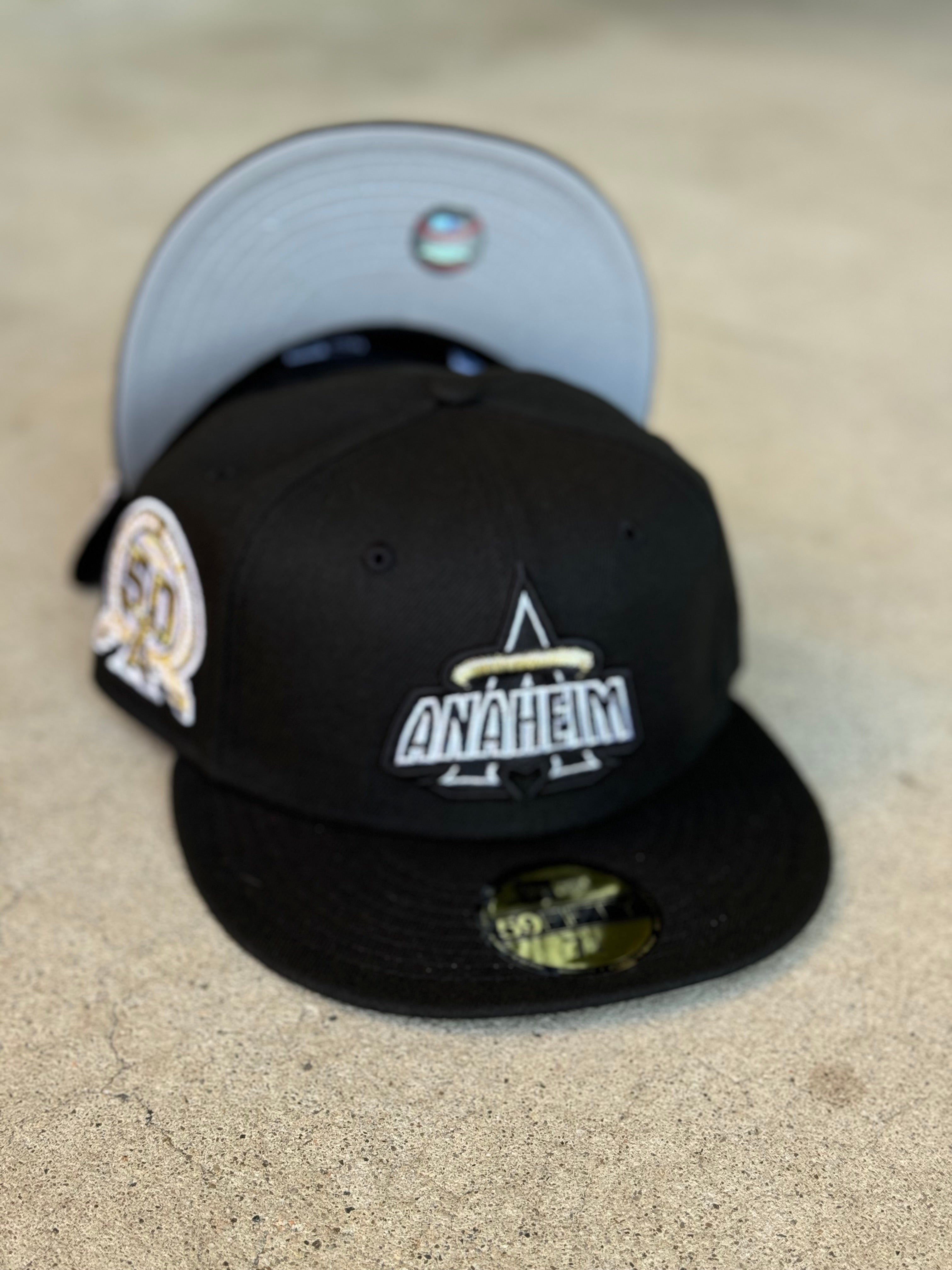 New Era Anaheim Angels Anaheim Black Gold Halo 50th Patch