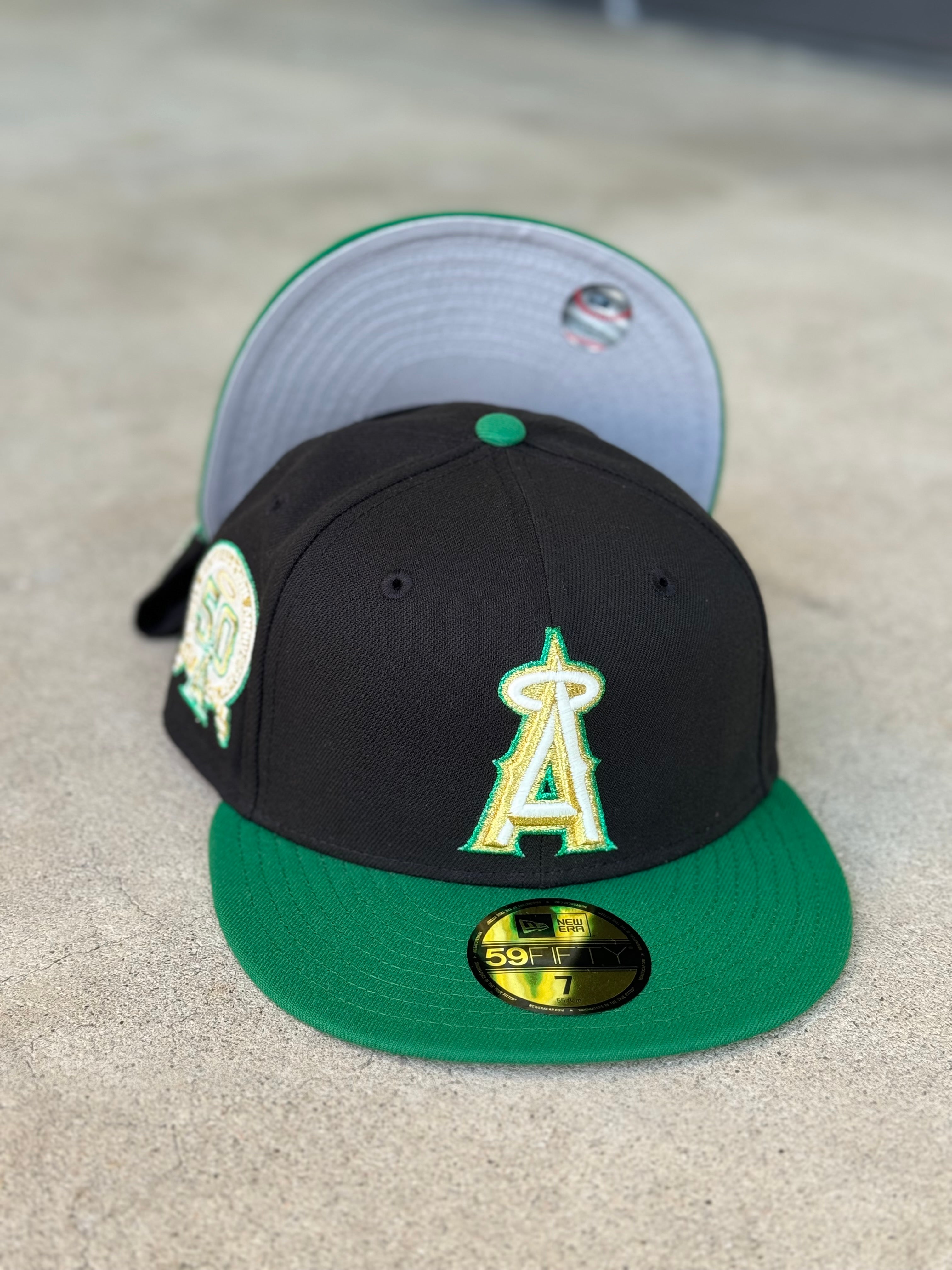 New Era Anaheim Angels 2 Tone Black Green 50th