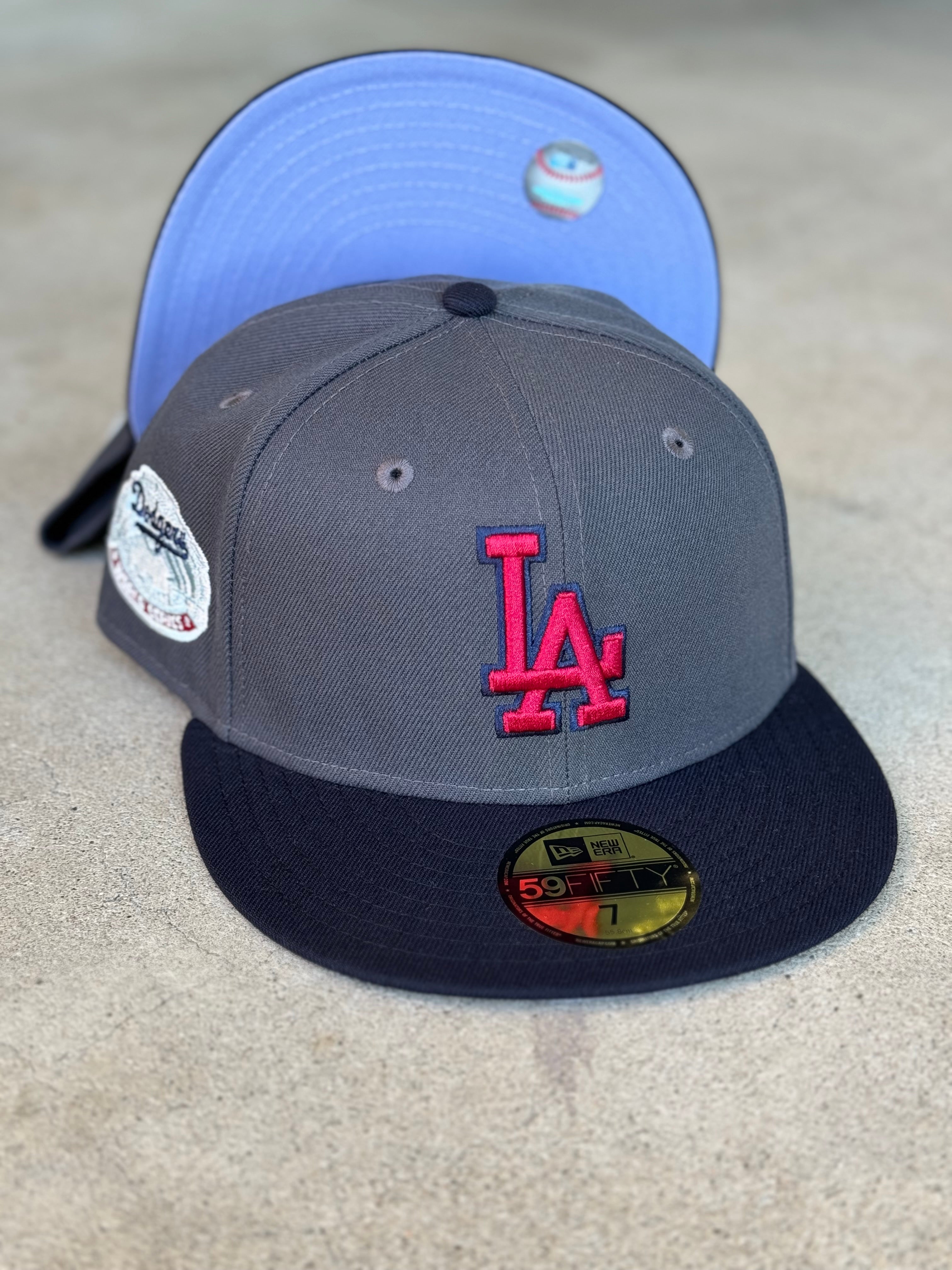 New Era Los Angeles Dodgers 2 Tone Charcoal Navy WS Patch