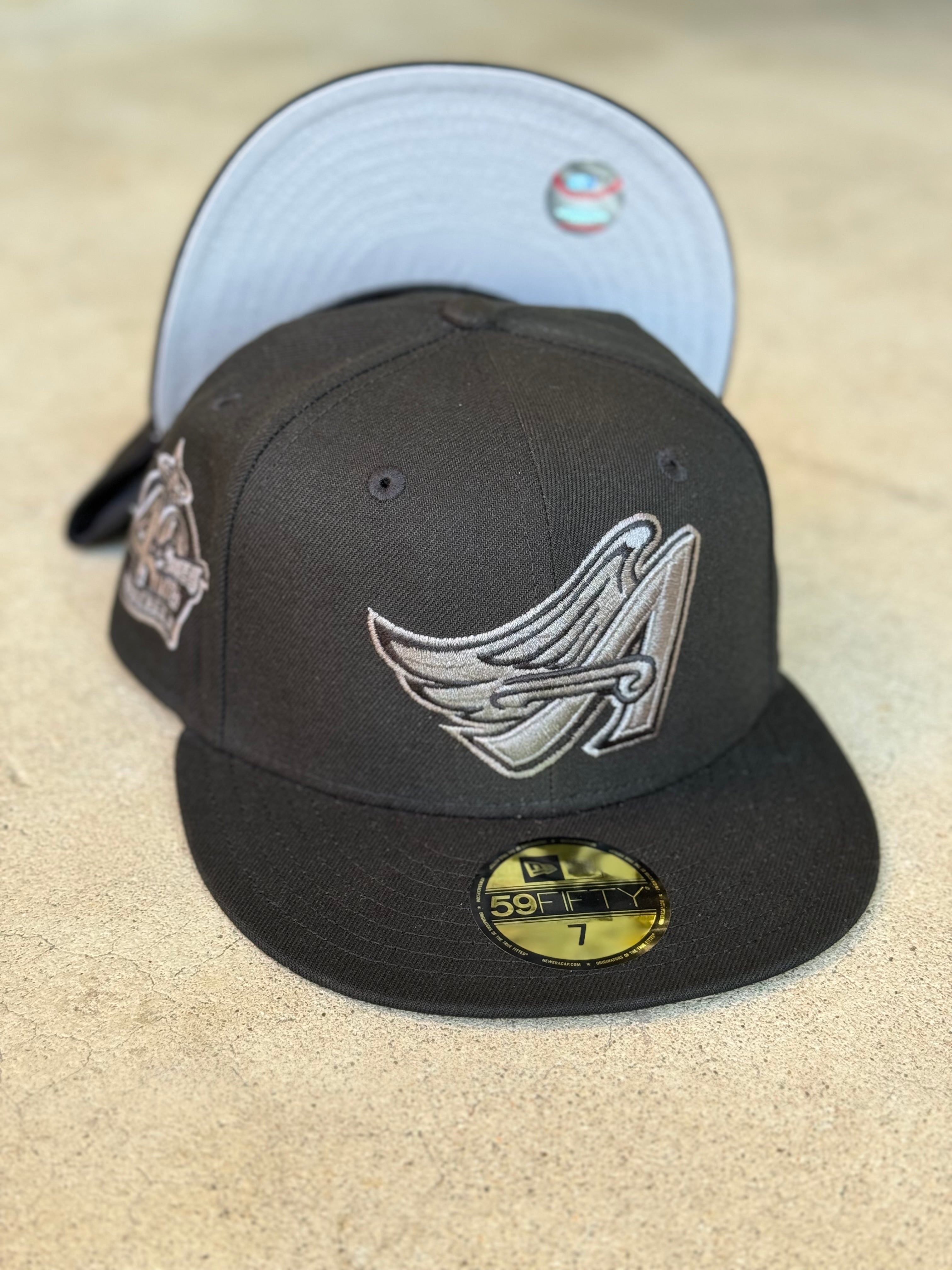 New Era Anaheim Angels Wing Black Charcoal Logo 40th Patch
