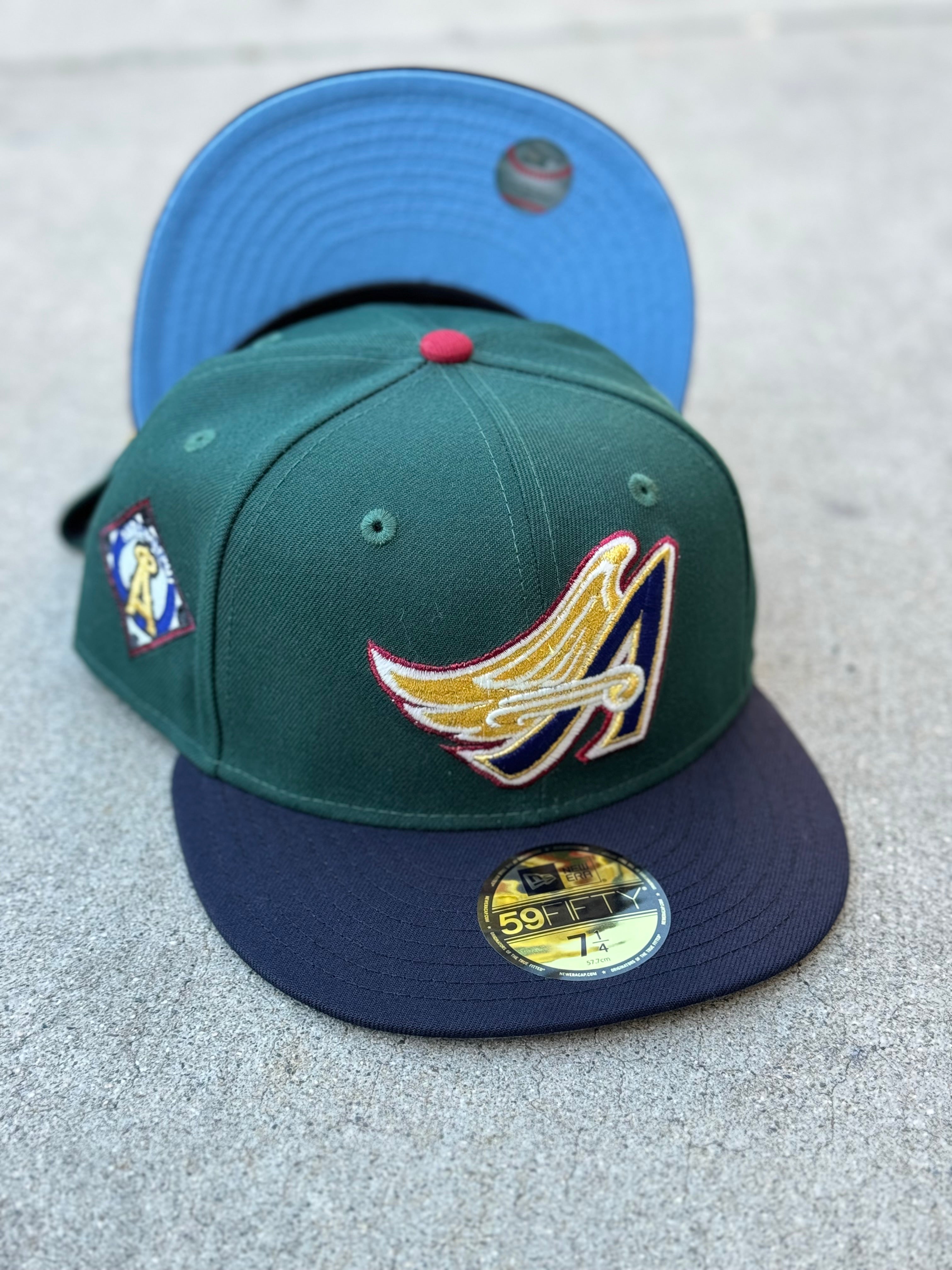 Anaheim Angels 2Tone Green Navy Icy UV  Angels Stadium Patch