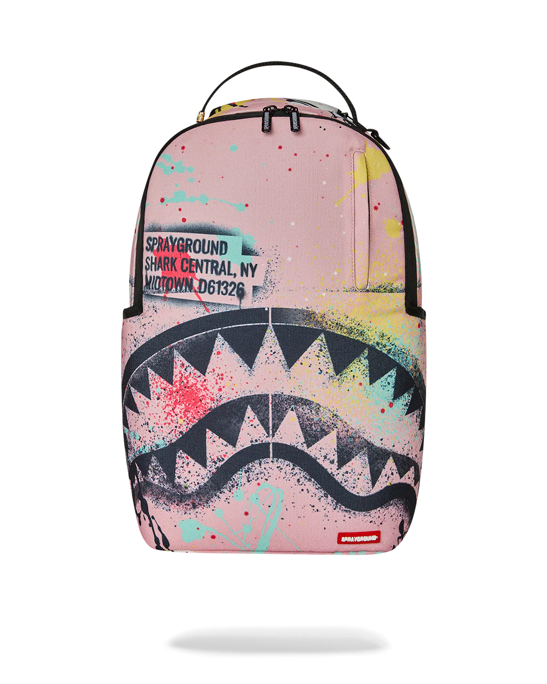 SPRAYGROUND SHARK CENTRAL STENCIL LAB BACKPACK