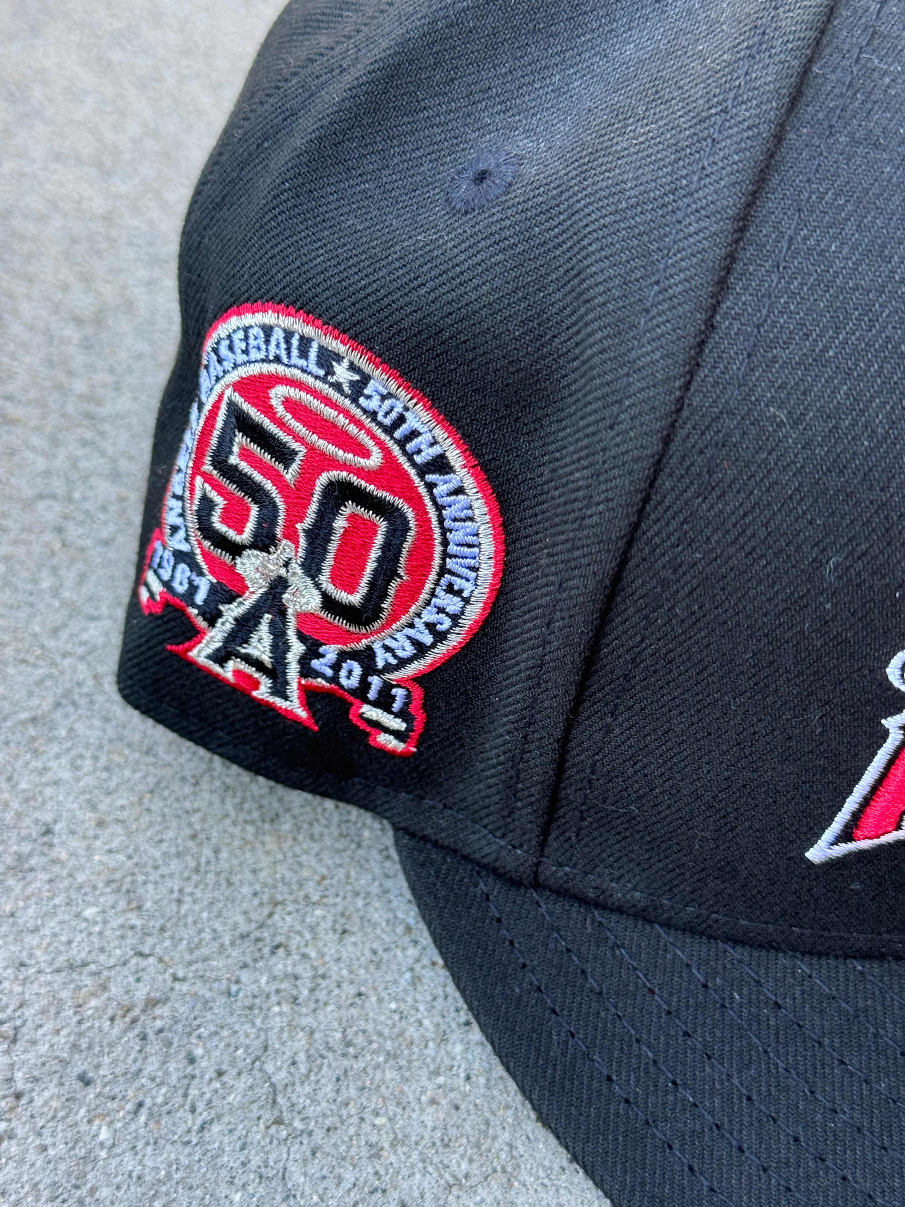 Anaheim Angels Script Black Red UV 50th Patch