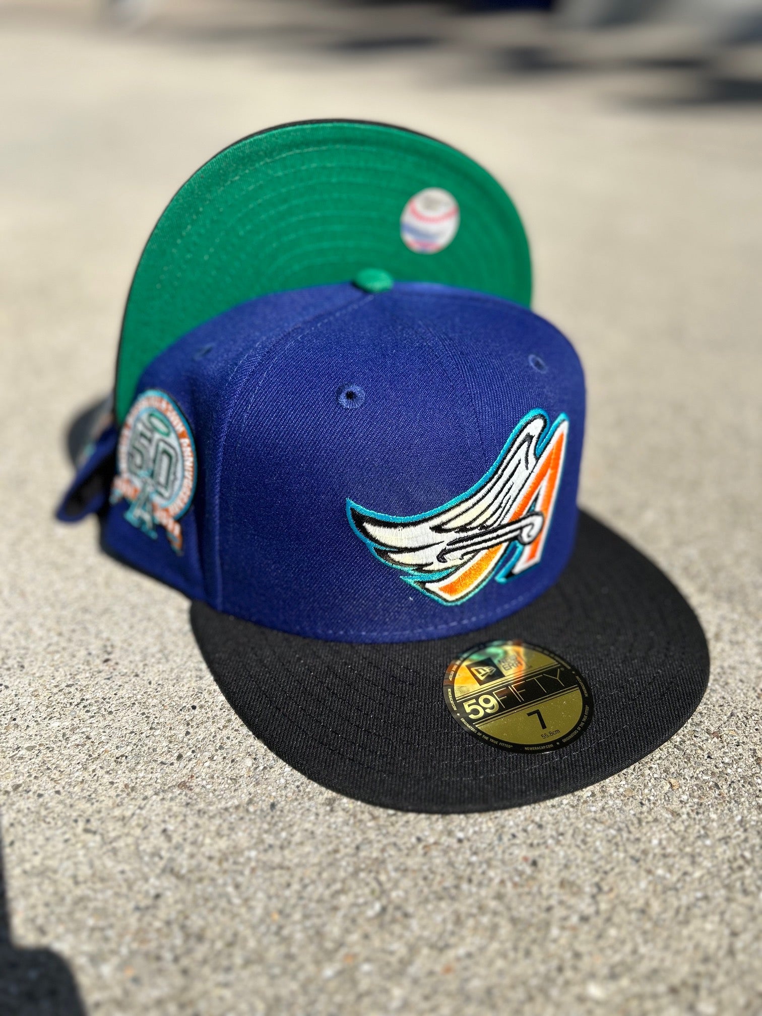 New Era Anaheim Angels 2 Tone Royal Blue black