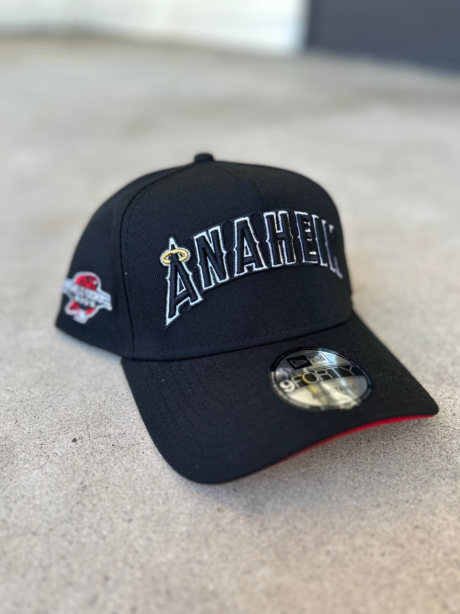 Anaheim Angels Black 2002 WS Patch