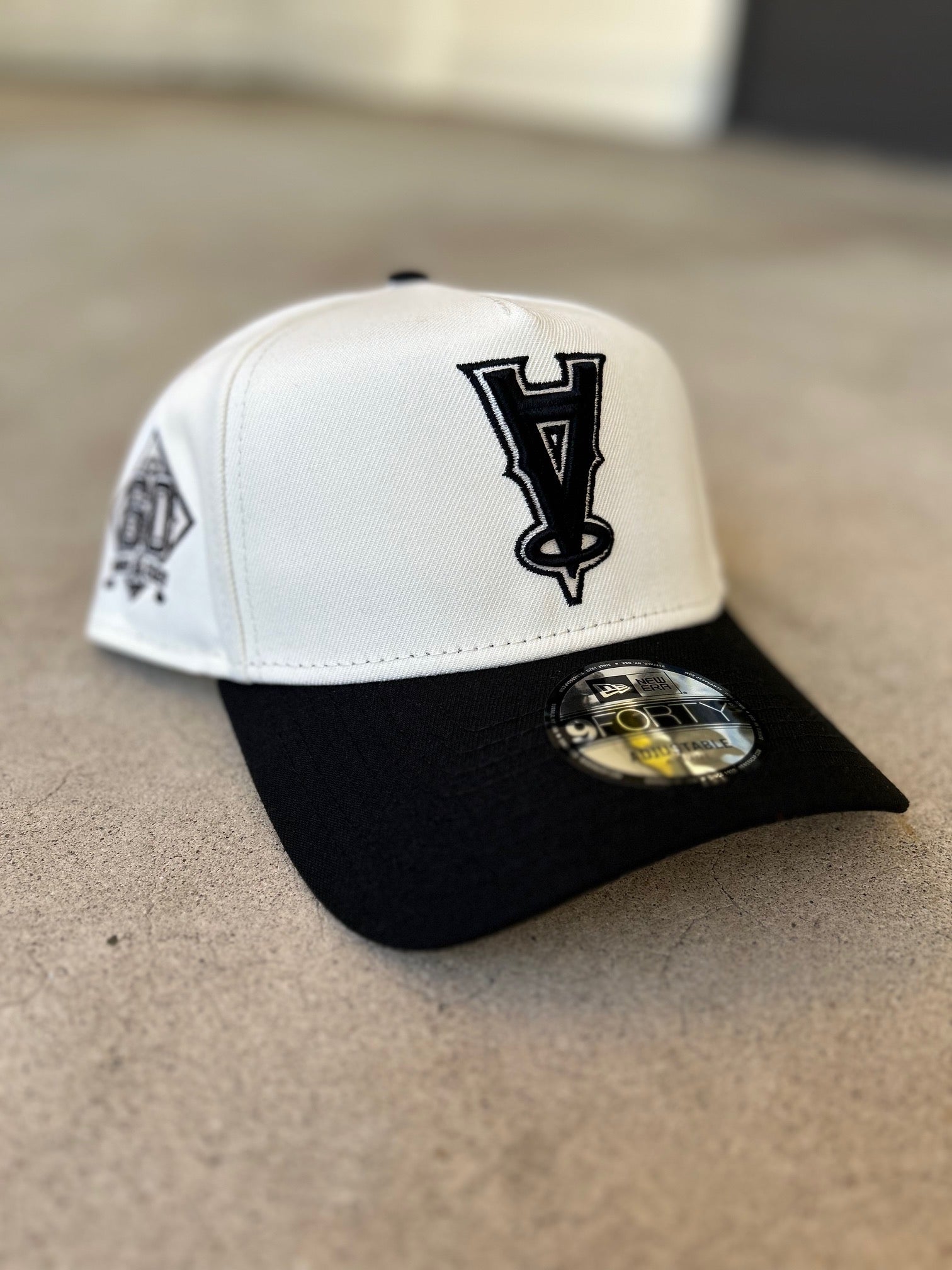 Anaheim Angels Upside down 2 Tone Chrome Black