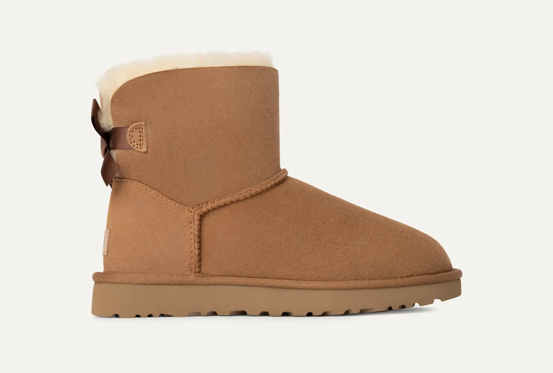 UGG Women's Mini Bailey Bow II Chestnut